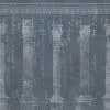 Thedesignyarduk The Craftsman Colonnade Blue Wallpaper