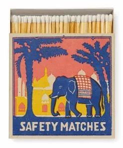 Archivist Gallery Pink Elephant Luxury Match Box Square New