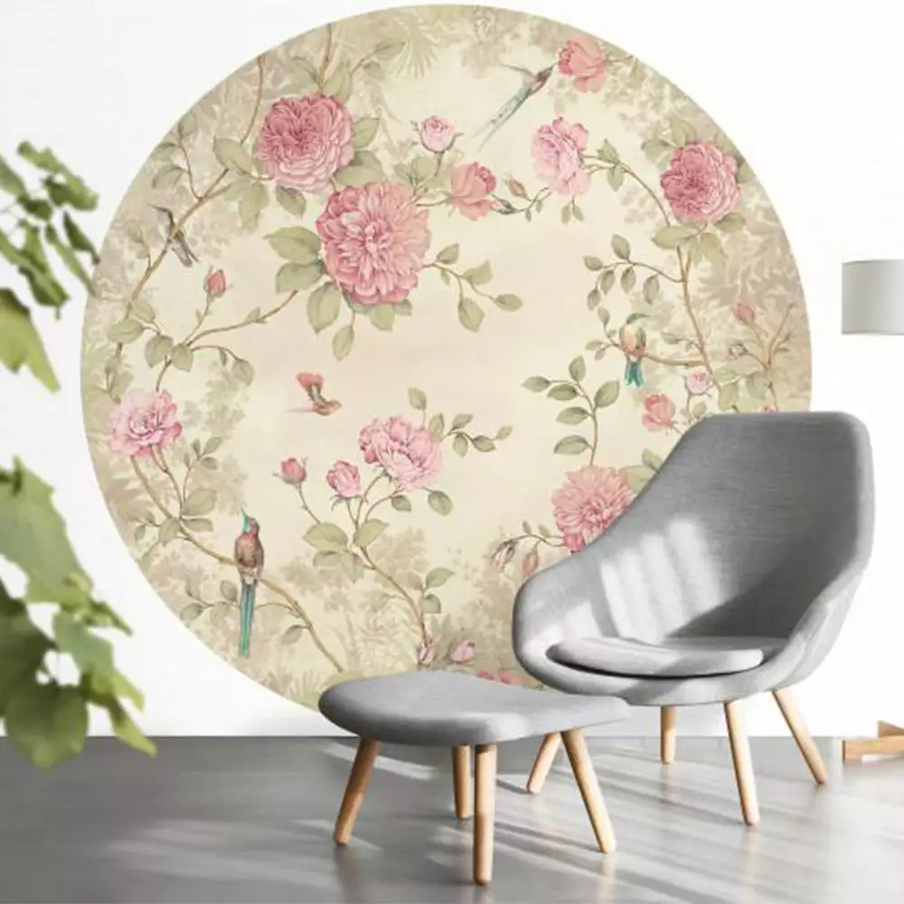 BN Wallpaper Circles Moonlight Garden Rose Rose & Thorn 3 BN Wallpaper Circles Moonlight Garden Rose Rose & Thorn