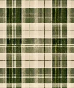 Mind The Gap Countryside Plaid Charcoal Wallpaper