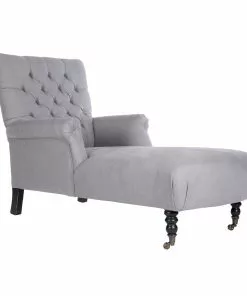 Mind The Gap MTG FURNITURE - MADISON CHAISE - FROST GREY LINEN