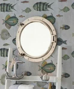 Mind The Gap Poissons Grey Wallpaper