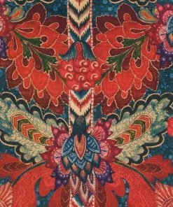 Mind The Gap Woodstock Fabrics, Psychedelia Linen New