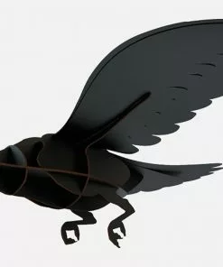 Ibride Adam Decorative Black Ravens Folk Couture