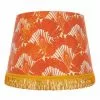 Mind The Gap Cone Lampshades Ravenala Orange Rose & Thorn