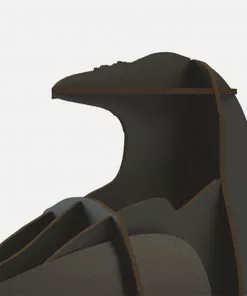 Folk Couture Ibride Gustav - From A Series Of Six Decorative Ravens