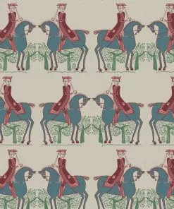 Annika Reed Studio New Redcoat Wallpaper - Stone