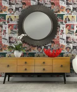 Thedesignyarduk Retro Ads Multi Wallpaper