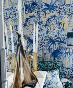 Mind The Gap Rhodes Mural Wallpaper Blue Skies Ahead