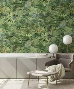 Brand Mckenzie Rice Terrace MAX Wallpaper, Grass Green Indigena