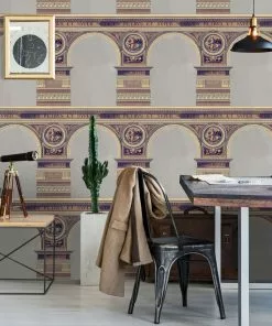 Mind The Gap The Craftsman Basilique Brass Wallpaper