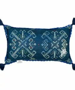 Mind The Gap Roots Linen Small Cushion Folk Couture