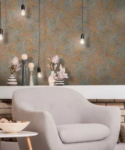 Mind The Gap Rust Panel Wallpaper The Craftsman