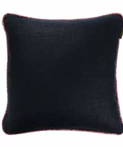 Mind The Gap Anthracite Linen Cushion Cushions