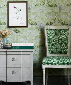 Mind The Gap Savage Leaves Light Green Wallpaper