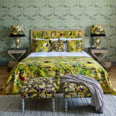 Mind The Gap Savage Leaves Neutral Wallpaper Les Jardins Royaux 7 Mind The Gap Savage Leaves Neutral Wallpaper Les Jardins Royaux