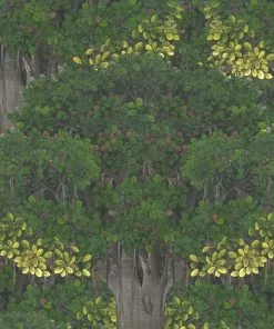 Mind The Gap Savage Leaves Wallpaper Les Jardins Royaux