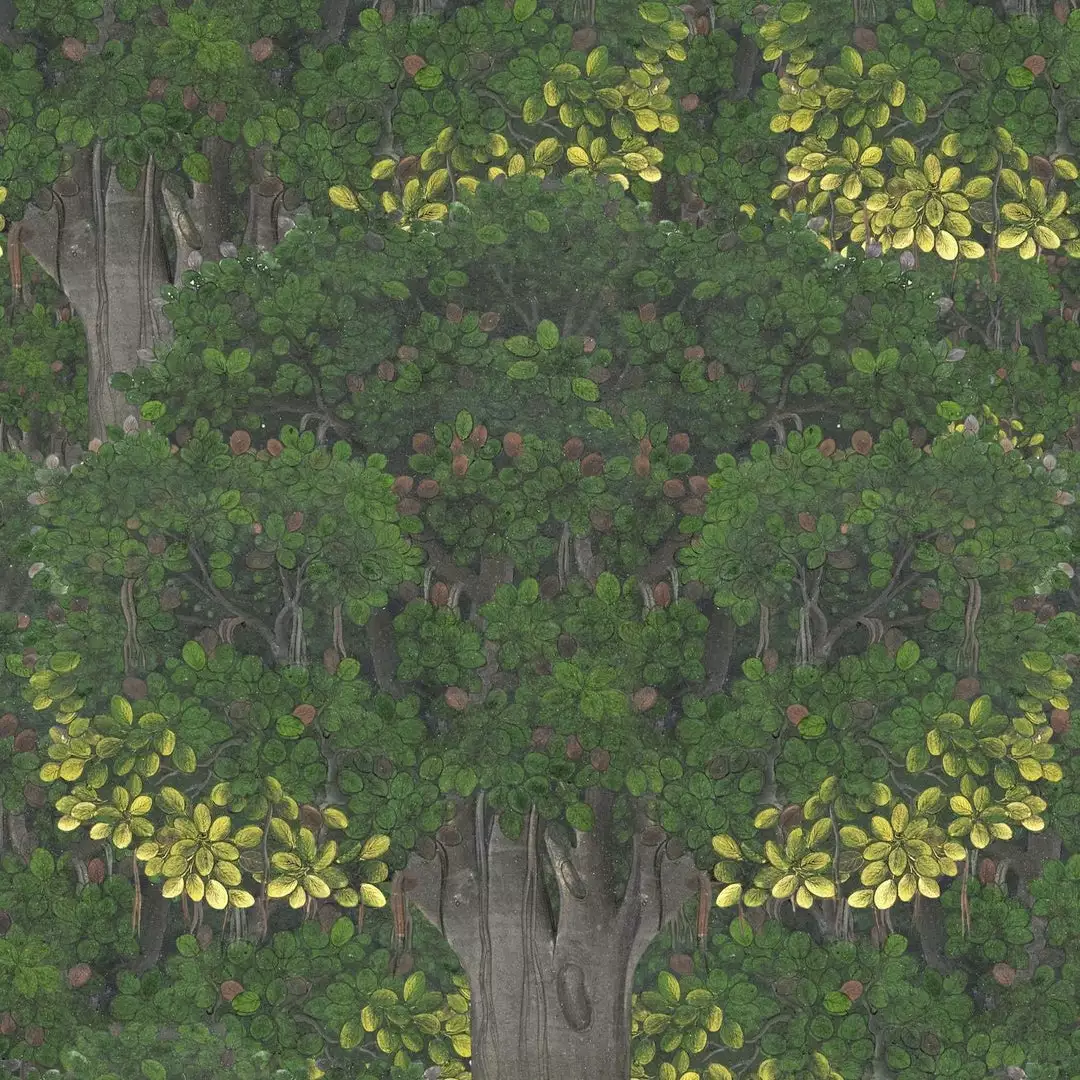 Mind The Gap Savage Leaves Wallpaper Les Jardins Royaux 3 Mind The Gap Savage Leaves Wallpaper Les Jardins Royaux