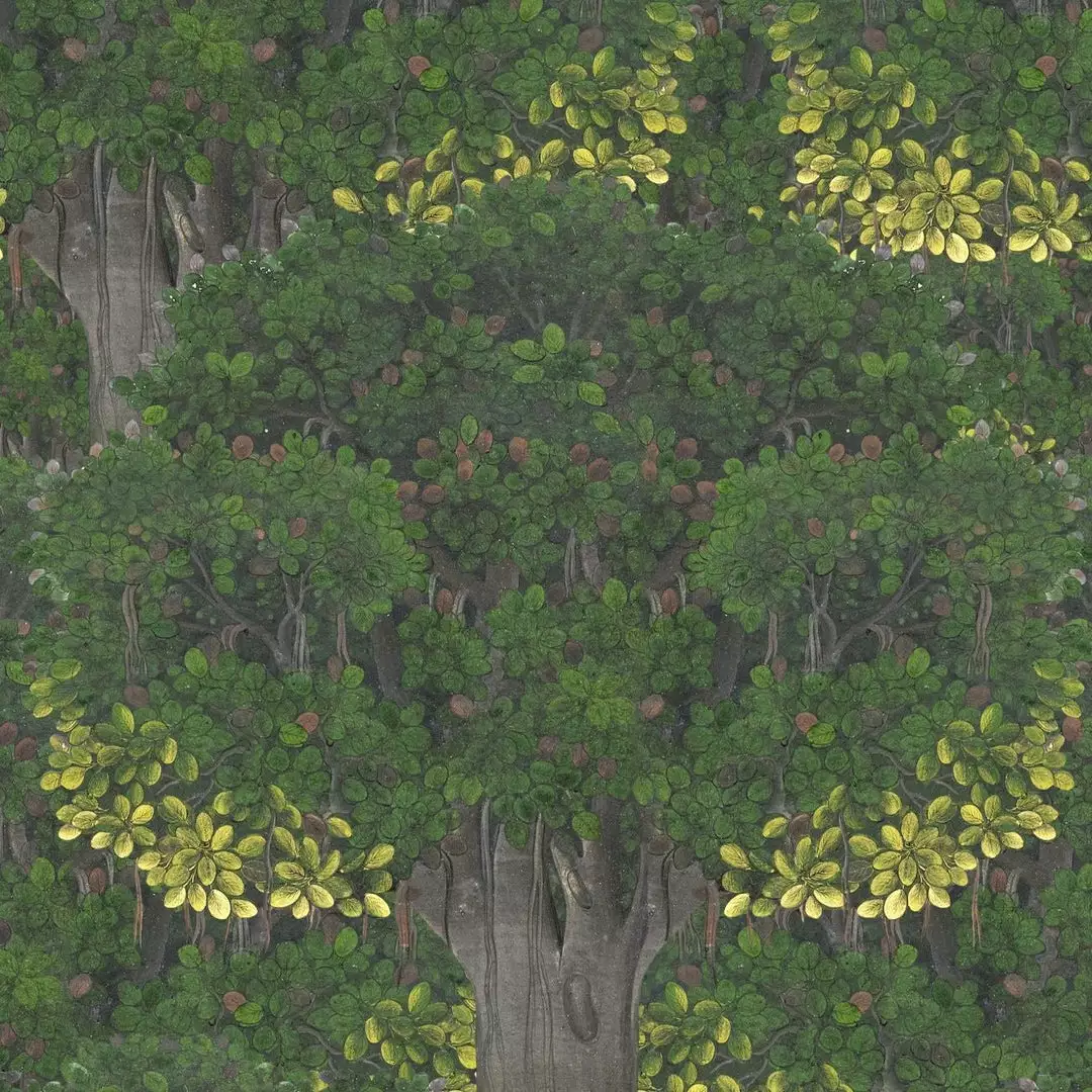 Mind The Gap Savage Leaves Neutral Wallpaper Les Jardins Royaux 6 Mind The Gap Savage Leaves Neutral Wallpaper Les Jardins Royaux