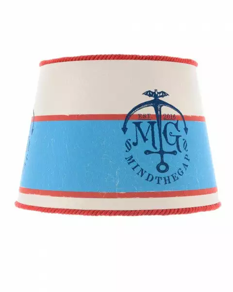 Mind The Gap Cone Lampshades Naval Crest 4 Mind The Gap Cone Lampshades Naval Crest