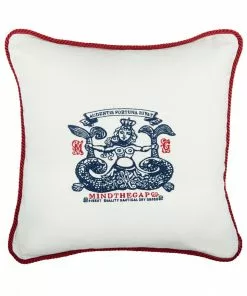 Mind The Gap Blue Skies Ahead Siren Linen Embroidered Cushion 8 Mind The Gap Blue Skies Ahead Siren Linen Embroidered Cushion