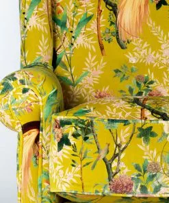 Mind The Gap Rose & Thorn Abigail Sofa - Royal Garden Green Velvet