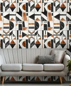 Mind The Gap Soho Copper Wallpaper