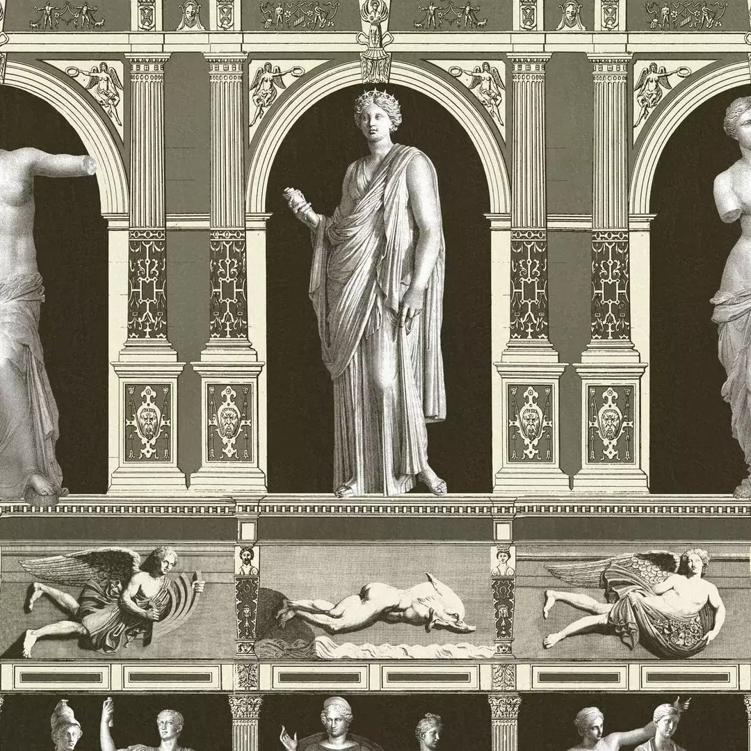 Mind The Gap Statues Antique Taupe Wallpaper 3 Mind The Gap Statues Antique Taupe Wallpaper