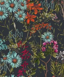 Mind The Gap Summerish Charcoal Wallpaper