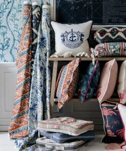 Mind The Gap Linen Fabrics, Aegean Indigo 7 Mind The Gap Linen Fabrics, Aegean Indigo