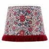 Mind The Gap Cone Lampshades - Suzani Floral Rose & Thorn