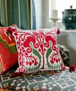 Mind The Gap Folk Couture Transylvanian Suzani Cushion