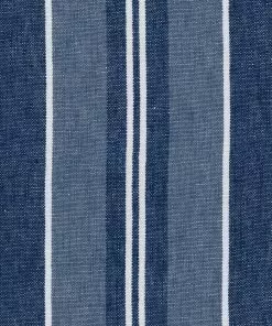 Mind The Gap Szepviz Indigo Stripe Wallpaper