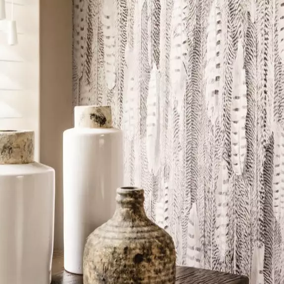 BN Wallpaper & Paint Curious Collection Wallpaper - Feathered Veil Light Tones 3 BN Wallpaper & Paint Curious Collection Wallpaper - Feathered Veil Light Tones
