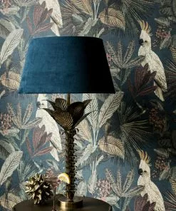 BN Panthera Cockatoo Print Wallpaper - Teal 17 BN Panthera Cockatoo Print Wallpaper - Teal