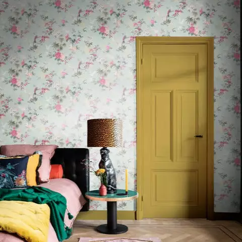 BN Fiore Heron Print Wallpaper Duck Egg Blue 4 BN Fiore Heron Print Wallpaper Duck Egg Blue