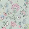 BN Fiore Floral Chintz Wallpaper Duck Egg Rose & Thorn