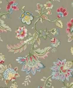 BN Fiore Floral Chintz Wallpaper Moss Rose & Thorn