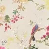 BN Fiore Heron Print Wallpaper Pink Rose & Thorn