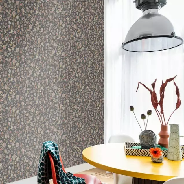 BN Fiore Floral Chintz Wallpaper Noir Rose & Thorn 4 BN Fiore Floral Chintz Wallpaper Noir Rose & Thorn