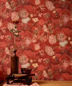BN Van Gogh Chinese Asters & Gladioli Wallpaper