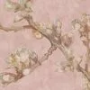 BN Van Gogh Wallpaper 'Sprig Of Flowering Almond' Blossom Pink Les Jardins Royaux 1 BN Van Gogh Wallpaper 'Sprig Of Flowering Almond' Blossom Pink Les Jardins Royaux