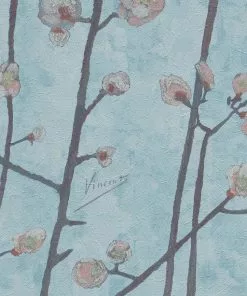 BN Les Jardins Royaux Van Gogh Wallpaper Flowering Plum Orchid