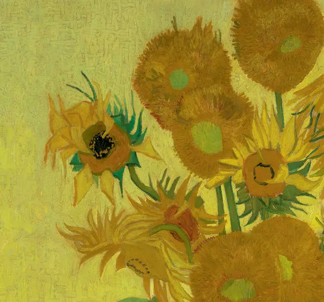 BN New Van Gogh Wallpaper Mural - Sunflowers 5 BN New Van Gogh Wallpaper Mural - Sunflowers