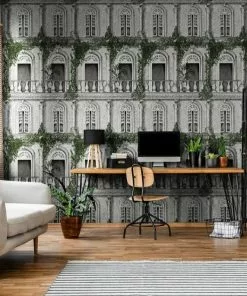 Brand Mckenzie The Architecture Wallpaper, Architecture Green Les Jardins Royaux