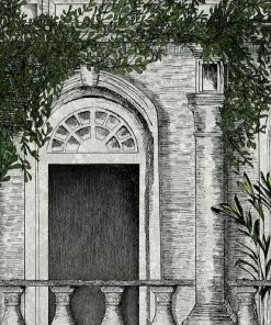 Brand Mckenzie The Architecture Wallpaper, Architecture Green Les Jardins Royaux