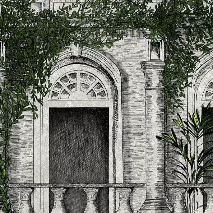 Brand Mckenzie The Architecture Wallpaper, Architecture Green Les Jardins Royaux 3 Brand Mckenzie The Architecture Wallpaper, Architecture Green Les Jardins Royaux