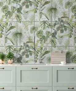 Brand Mckenzie The Green House Wallpaper, Sky Blue Memphis To Miami