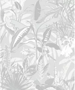 Brand Mckenzie The Tropics Wallpaper, Stone Grey 7 Brand Mckenzie The Tropics Wallpaper, Stone Grey
