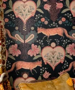 Mind The Gap The Vixen - Anthracite Wallpaper Folk Couture 8 Mind The Gap The Vixen - Anthracite Wallpaper Folk Couture